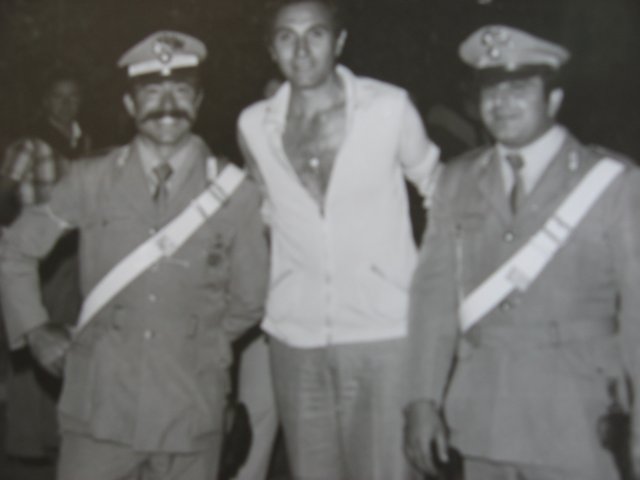 Roberto con &nbsp;Pippo Baudo e Volpicelli 1975 o 1976